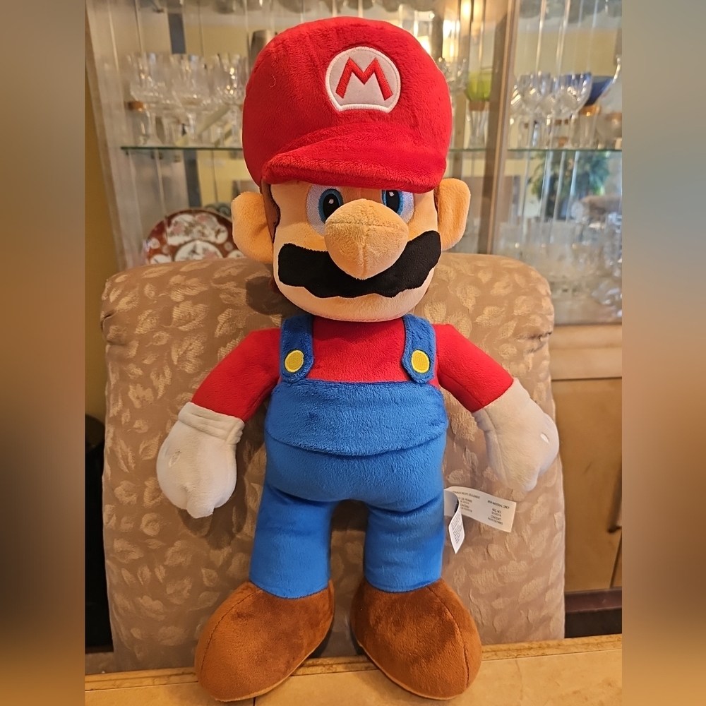 Large Super Mario 20" Plush Animal World Of  Nintendo 2019‎ Great